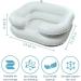 Inflatable Portable Shampoo Bowl | Bedside Shampoo Basin for Elderly & Disabled | Hair Washing Sink for Bedridden | Drain Tube Included - Buy Online on GoSupps.com