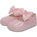 British-Made Baby Girls Pram Shoes with Bow Detail | Soft Sole | Size 2 UK Child | Pink - Buy Online on GoSupps.com