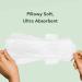 Rael Organic Cotton Cover Pads - Heavy Absorbency, Unscented, Overnight Ultra Thin Pads with Wings for Women - 40 Count - Buy Online on GoSupps.com