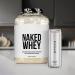 NAKED Whey Protein Powder 2LB (Unflavored) + Casein Protein Powder 2LB (30 Servings) GMO-Free Gluten Free Soy Free Preservative Free - Buy Online on GoSupps.com