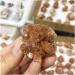 Stone Crafts Natural Beautiful Flowery Orange Aragonite Crystal Cluster Specimen Reiki Crystals - Buy Online on GoSupps.com