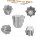 ABOOFAN 4 Pcs Octagonal Cake Mold DIY Cupcake Baking Mold Cake Mold Aluminum Alloy 3D Ring Dessert - Buy Online on GoSupps.com