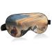 WELLDAY Sleep Mask Running Horse Night Eye Shade Cover Soft Comfort Blindfold Blockout Light Adjustable Strap for Men Women