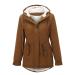Genetic women's winter jacket jacket winter color variants warm bomber jacket quilted jacket winter coat art fur down jacket 3in1 jacket ladies women winter coat warm red coat women long wool brown 3xl