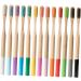 FRCOLOR 12 Pcs Bristle Toothbrush Set - Eco-Friendly Wooden Toothbrushes for Adults - International Shipping Available - Buy Online on GoSupps.com