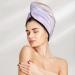 Rainbow Hair Towel Wrap - Quick Drying Hair Turban with Button - Ultimate Hair Drying Solution - Buy Online on GoSupps.com