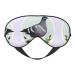 Grey Pigeon Print Soft Sleep Eye Mask Female Breathable Eye Patch Perfect for Travel and Relaxation