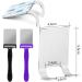 Vmutha Self-Adhesive Razor Holder Hook - 2 Stainless Steel Bathroom & Kitchen Hooks for Easy Storage - Silver - Buy Online on GoSupps.com