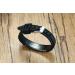 VNOX DNR Medical Alert ID Bracelet - Adjustable Black Silicone & Stainless Steel - International Shipping - Buy Online on GoSupps.com