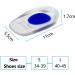 Fousenuk Gel Heel Spur Inserts - 3 Pairs Silicone Cushions for Plantar Fasciitis & Achilles Pain Relief - Orthopedic Insoles for Shoes - Buy Online on GoSupps.com