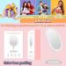CigyYogy LED Makeup Mirror with Lights - Handheld Portable for Home, Office, Bedroom - White - Ideal Gift for Women and Girls - Buy Online on GoSupps.com
