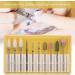 Set of 10 Nail Drills Nail Polish Machine Nail Care Tool Accessories (Grinding head set BH-01) - Buy Online on GoSupps.com