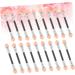 Healeved 100 Pcs Women Eyeshadow Brush Eye Spoolie Brush Eyeshadow Makeup Brush Tipped Oval Makeup Tool 8x1cmx2pcs Pinkx2pcs - Buy Online on GoSupps.com