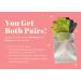 Exfoliating Bath Gloves - 2 Pairs (Medium & Heavy Exfoliation) for Shower, Spa, Massage - Body Scrubber with Hanging Loop - Buy Online on GoSupps.com