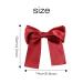 8 Pack 6 Inch Hair Ribbon Alligator Clips - Satin Bow Barrettes for Girls and Women in Pink, Red, Blue, Green, Black - Hair Bow Accessories - Buy Online on GoSupps.com
