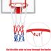 2 Pack Mini Basketball Net Replacement - Heavy-Duty Nylon, Vibrant Color, All Weather Anti Whip - for Little Tikes Small Hoop (8-10.25 inch) - Indoor/Outdoor Use - Buy Online on GoSupps.com