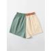 SOLY HUX Women's High Waisted Color Block Sweat Shorts with Pockets - Medium, Multicoloured - Buy Online on GoSupps.com