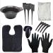 Hair Coloring Tools Hair Color Brush and Bowl Set for DIY Hair Coloring Bleaching Salon Hair Dye Kit