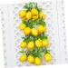 Abaodam 4 Bunches Imitation Lemon Skewers Toys Lemons Fruit Front Door Wreath Hanging Lemon Decor Model Girl - Buy Online on GoSupps.com