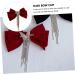 DRESSOOS tassel hair clip Girl Bow Hairpin big bow red bow hair clip crystal bow hair clip Hair Bows for Girls hair barrettes for girls Hair Bowknot Clip rhinestones Miss set copper - Buy Online on GoSupps.com