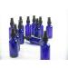 2oz Glass Spray Bottles for Essential Oils - Set of 12 Blue Bottles with Black Mist Tops - Buy Online on GoSupps.com