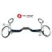 OTTE Western Baucher Hanging Cheek Blue Sweet Iron Copper Roller Horse Bit Snaffle (5") - Buy Online on GoSupps.com