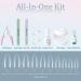 Blacico Nail Tips and Glue Gel Nail Kit - 500pcs Gel Tips, 5 in1 Gel Glue, UV/LED Lamp - Almond Acrylic Kit for Women - Buy Online on GoSupps.com
