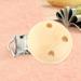 10 Cute Round Wooden Pacifier Clips | Natural Baby Nipple Closures | 14x8x3mm | International Shipping - Buy Online on GoSupps.com