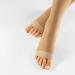 Calzitaly Toe-Free Compression Stockings | 18-22 mmHg Gradual Support | Open Toe | 140 Den | Made in Italy | Skin Color | L/XL (2 Pack) - Buy Online on GoSupps.com
