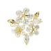 Pin Jewelry Gifts for Women Ladies Fashion Accessories Elegant Crystal Flower Flower Brooch Party Brooch Flower Shaped Brooch Brooches & Pins