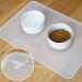 KARALUNA Basic Silicone Underlay 60x40 cm | Transparent Non-Slip Pet Feeding Mat for Dogs & Cats - Buy Online on GoSupps.com