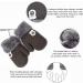0-3Y Kids Knitted Mittens with Hanging Neck String Thicken Soft Plush Thermal Winter Warm Gloves Full Finger Cycling Biking Sports Gloves for Baby Infant Children Toddler Girls Boys Dark Gray - Buy Online on GoSupps.com