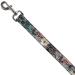 Buckle-Down Flowers Filigree Pink Dog Leash - Available in Various Lengths & Widths for Dogs & Cats | 6ft Long, 1 Wide - Buy Online on GoSupps.com