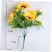 Warmhm 2 Pcs Simulated Sunflower House Ornaments Fake Sunflower Branches Fake Silk Sunflower Silk Sunflower Bouquet Fake Sunflowers Fake Yellow Flowers Silk Cloth At Home Spring Yellowx2pcs 33X25CMx2pcs - Buy Online on GoSupps.com