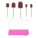 Toddmomy Manicure Drill Bit 1 Set Nail Sand Ring Cap Clean Drill Rig To Rotate Felt Wool Nail Drill Bit 8x6cm Rosy