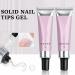  Nankoyal Solid Nail Tip Gel Nail Gel Glue Strong Nail Gel Glue Strong UV Nail Adhesive Long Lasting Clear Glue for Nail Extensions False Nails - Buy Online on GoSupps.com