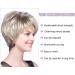 Short Blonde Pixie Cut Synthetic Wig for White Women - Natural Layered Short Hair Wig in Mixed Blonde Tones - Buy Online on GoSupps.com