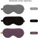 Reidio Double Side Natural Latex Sleep Mask Adjustable Strap with Earplugs - 100% Blackout for Night Sleeping, Travel, Nap - Plum Color - Buy Online on GoSupps.com