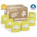 Pura Eco-Diapers Size 1 (Newborn 2-5kg) - 132 Organic Cotton Diapers EU Ecolabel Certified Sensitive Skin Monthly Box Moisture Indicator - Buy Online on GoSupps.com