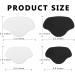 Boyiee 8 Pairs Shoe Heel Repair Patch - Self-Adhesive Trainer Patch for Sneakers - Prevents and Fixes Shoe Holes - Large & Small Sizes in Black & White - Buy Online on GoSupps.com