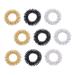 9st massage device Massage ring Massing finger massage ring acupressure ring acupressure ring diffuser for essential oils in the car spiky sensory rings compression metal finger circle