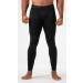DEVOPS Men's Thermal Compression Pants - 2 or 3 Pack Athletic Leggings Base Layer Bottoms (Small) - Non-pocket, Black - Buy Online on GoSupps.com