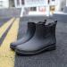 Men's Waterproof Ankle Rain Boots - Rubber Garden Shoes Size 10 - Buy Online on GoSupps.com