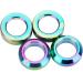 VGEBY 4pcs Titanium M6 Brake Screw Washers for Mountain Bike - Colorful Titanium Bolts - Buy Online on GoSupps.com