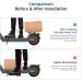 Rear Shelf for Segway Ninebot Max G30 G30LP Electric Scooter - Heavy Duty Cargo Rack Accessory made with Thickened Steel - Buy Online on GoSupps.com