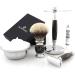 Jag Shaving Razor Set - 3-Part Lee Range with Silberspitz Dachshaar Brush Double Edge Blades & Stand | Premium International Shipping - Buy Online on GoSupps.com