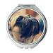 YENDOSTEEN Mirror Travel Mirror Gerda French Bulldog Dog Portrait Model View Pocket Mirror portable mirror
