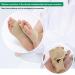 Vinmooog Hallux Valgus Correction Set | Toe Spreader Bandage & Silicone Gel Pad for Foot Pain Relief - Buy Online on GoSupps.com