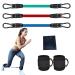 Ankle Resistance Band Set - Ankle Strength Bands Ankle Exercise Bands Adjustable Ankle Bands Leg Resistance Bands | Adjustable Ankle Resistance Band Set Portable Ankle Resistance Bands for Travel