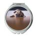 Mirror makeup mirror Pug Dog Puppy Grumpy Cute Animal Pet Wrinkly Pocket Mirror portable mirror
